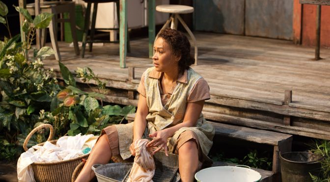 “Moon on a Rainbow Shawl” at the National Theatre