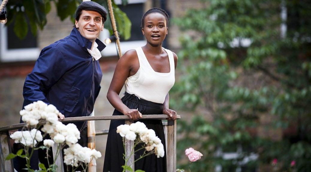 Henry Wyrley-Birch and Pepter Lunkuse in Twelfth Night Photo Hannah Barton