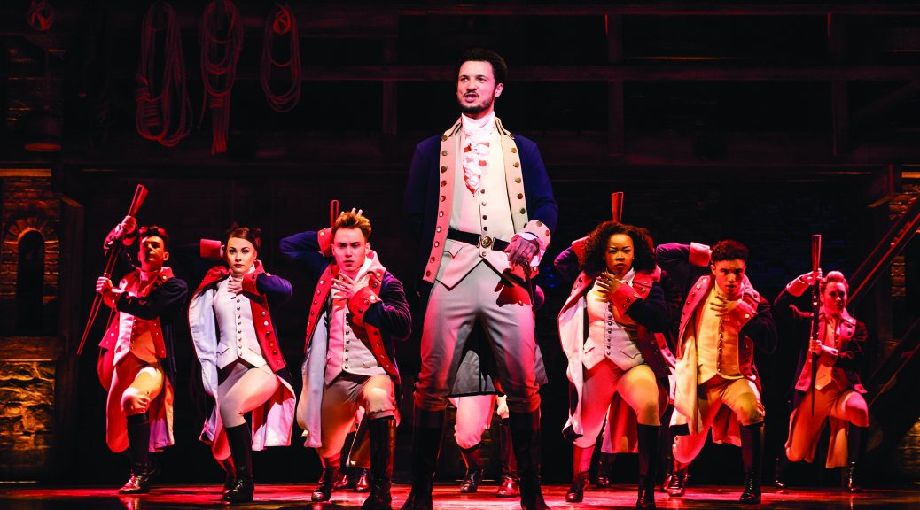 Jamael Westman as Hamilton in the London production