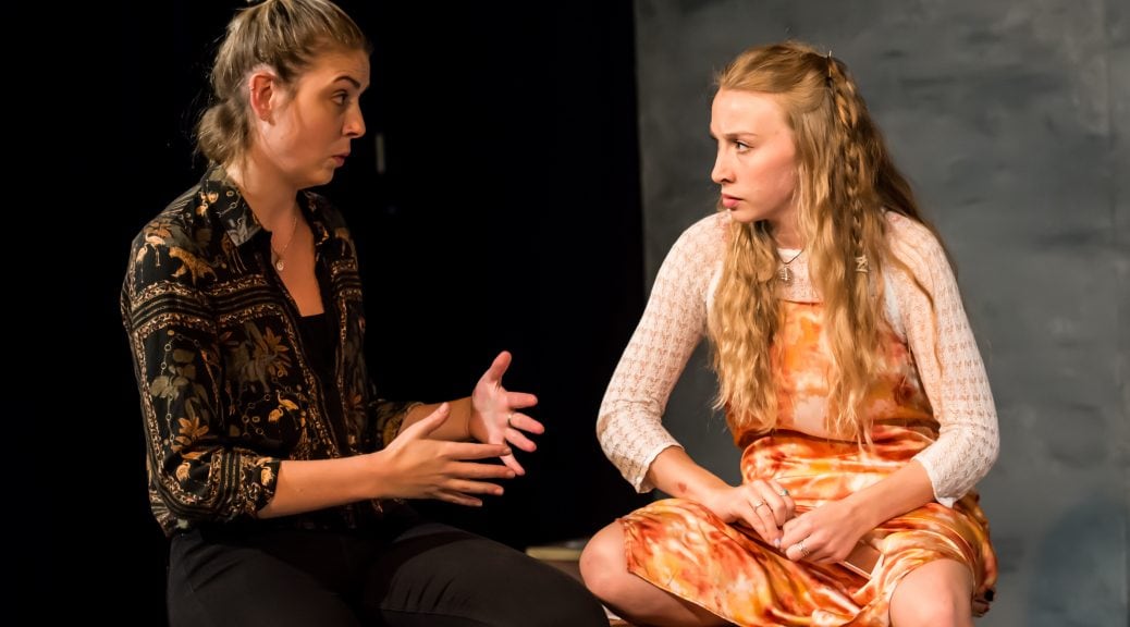Isabella Della-Porta and Katie Buchholz in Eigengrau at the Waterloo East Theatre
