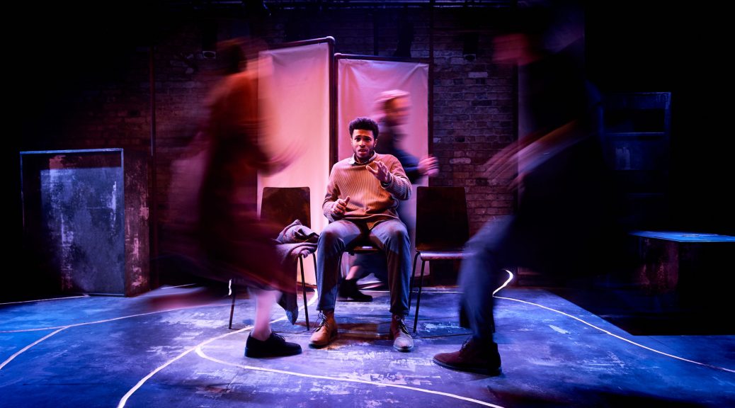Kwami Odoom in Hunger at the Arcola Theatre photographed by Alex Brenner