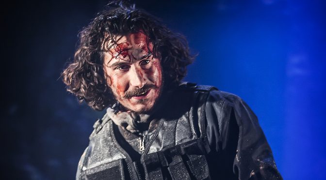 Billy Postelwaite as Macbeth at Wilton's Music Hall