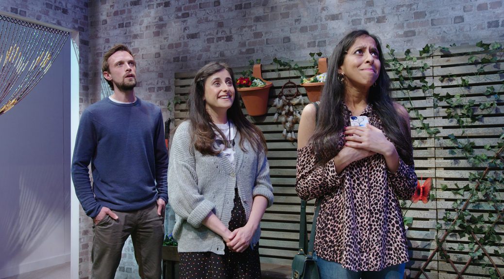 Tom Dixon Zoe Iqbal and Nikki Patel in The Importance of Being Earnest