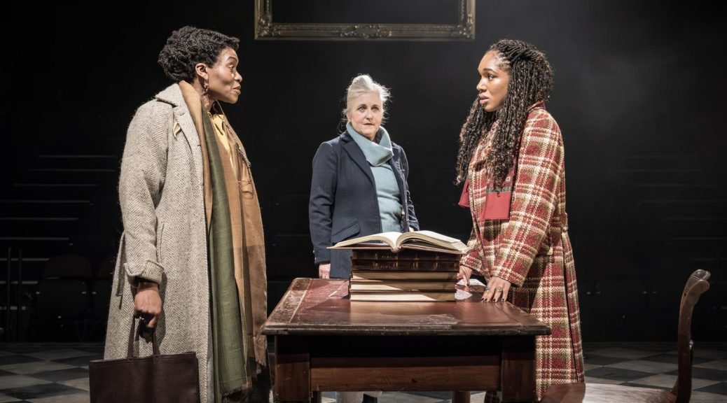 Rakie-Ayola-Sylvestra-Le-Touzel-and-Cherrelle-Skeete-in-The-Authenticator-National-Theatre-c-Marc-Brenner